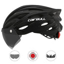 Capacete Ciclismo CAIRBULL com LED e Viseira - MAGNETIC HELMET