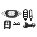 Pisca para Bike com Seta em LED