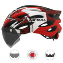 Capacete Ciclismo CAIRBULL com LED e Viseira - MAGNETIC HELMET